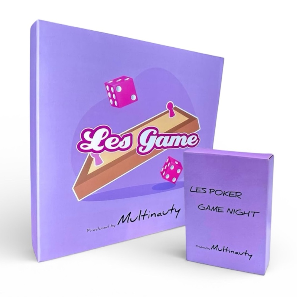 Les Game 2-in-1 Game Night Set For Lesbians - NWT